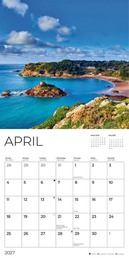 '27 Wall Calendar - Islands