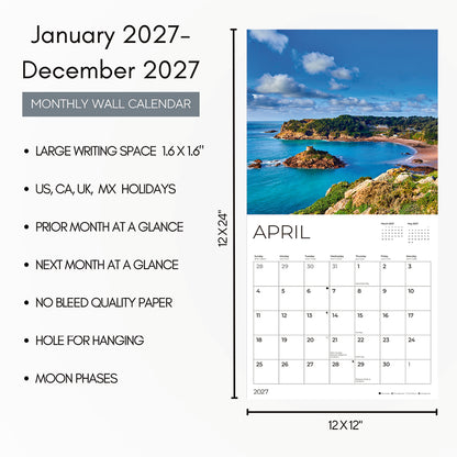 '27 Wall Calendar - Islands