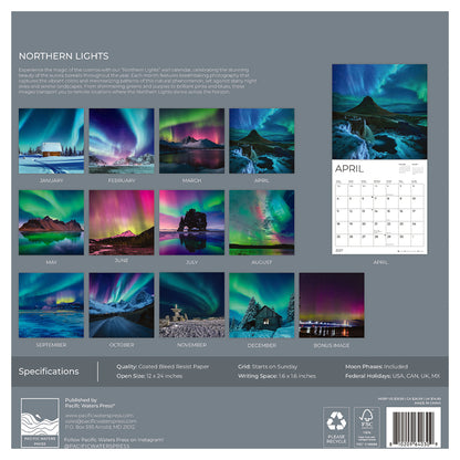 '27 Wall Calendar - Northern Lights