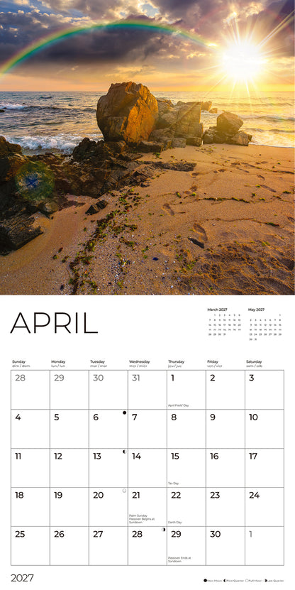 '27 Wall Calendar - Rainbows