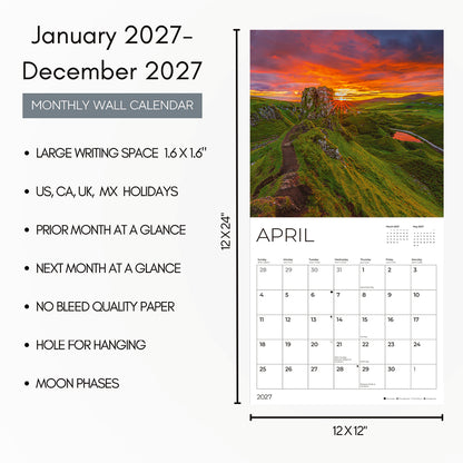 '27 Wall Calendar - Scotland