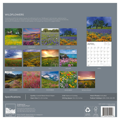 '27 Wall Calendar - Wildflowers