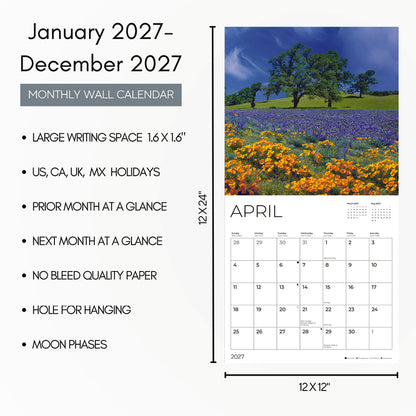'27 Wall Calendar - Wildflowers