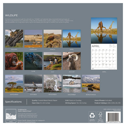 '27 Wall Calendar - Wildlife