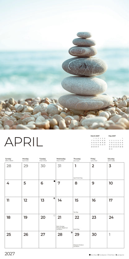 '27 Wall Calendar - Zen