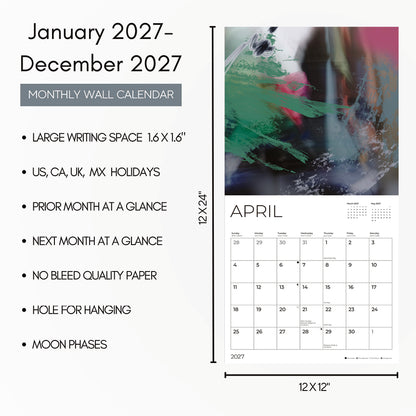 '27 Wall Calendar - Abstract Art