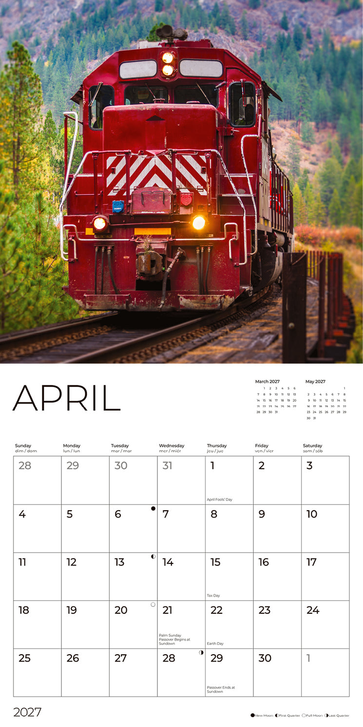 '27 Wall Calendar - Railroads