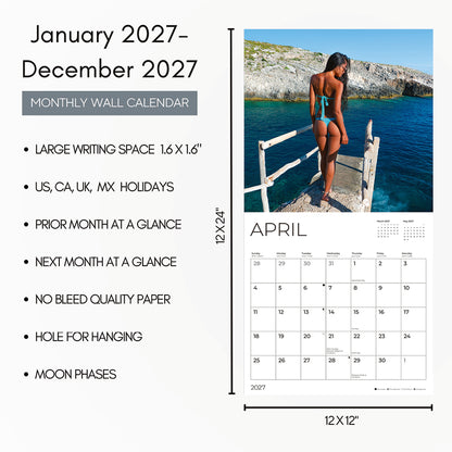 '27 Wall Calendar - Booty