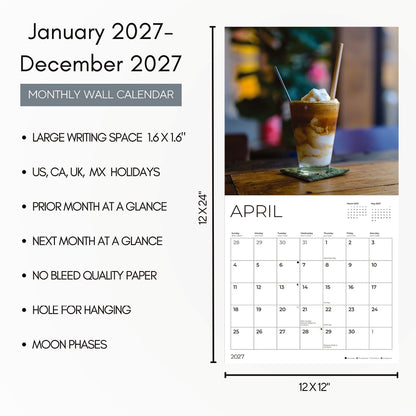 '27 Wall Calendar - Coffee