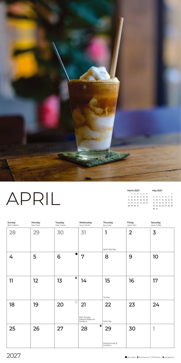 '27 Wall Calendar - Coffee
