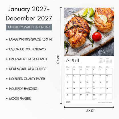 '27 Wall Calendar - Cooking Challenge