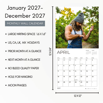 '27 Wall Calendar - Country Boys
