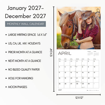 '27 Wall Calendar - Country Girls