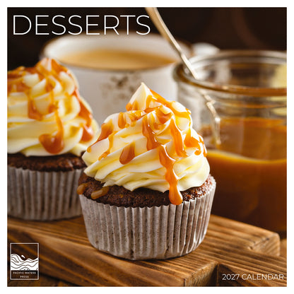 '27 Wall Calendar - Desserts