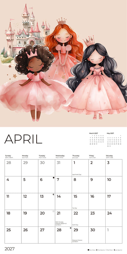 '27 Wall Calendar - Dream Big Princess