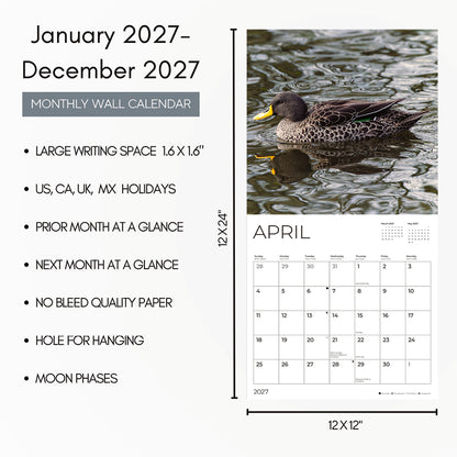 '27 Wall Calendar - Ducks