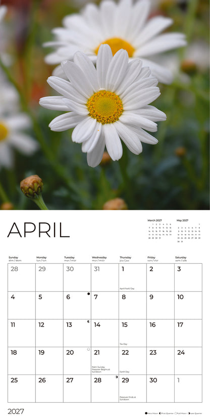 '27 Wall Calendar - Flowers