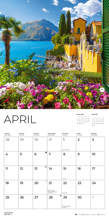 '27 Wall Calendar - Getaways