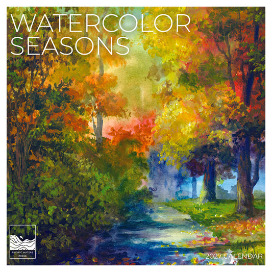 '27 Wall Calendar - Watercolor Seasons