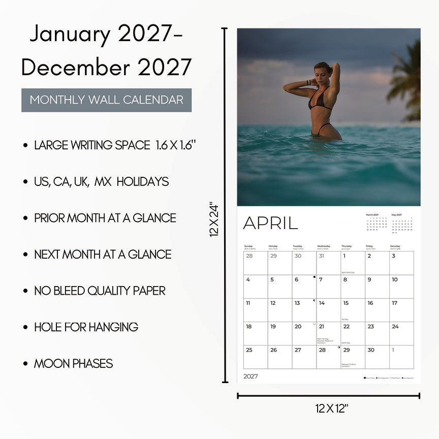 '27 Wall Calendar - Hot Girls
