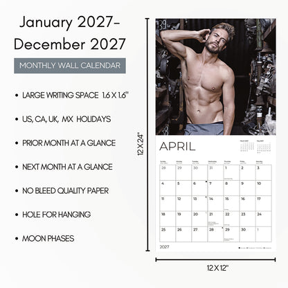 '27 Wall Calendar - Hot Guys