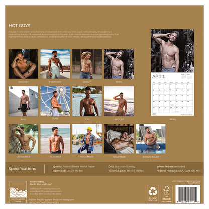 '27 Wall Calendar - Hot Guys