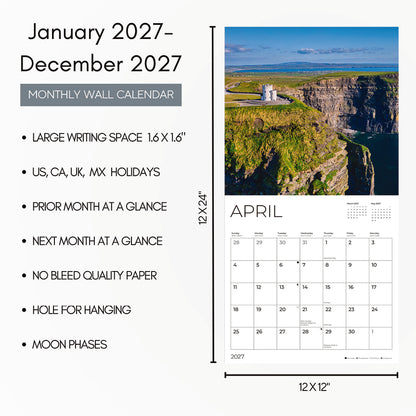 '27 Wall Calendar - Ireland
