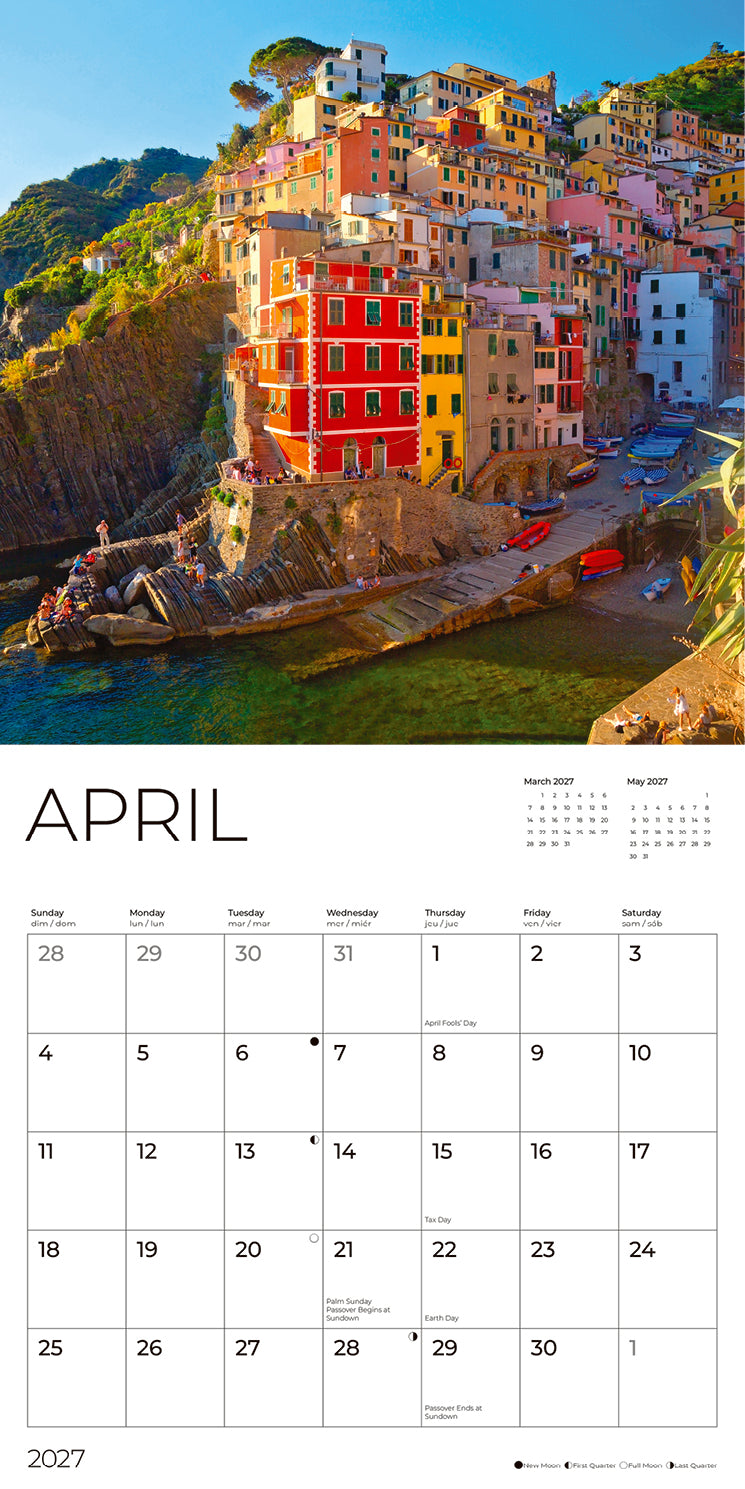 '27 Wall Calendar - Italy