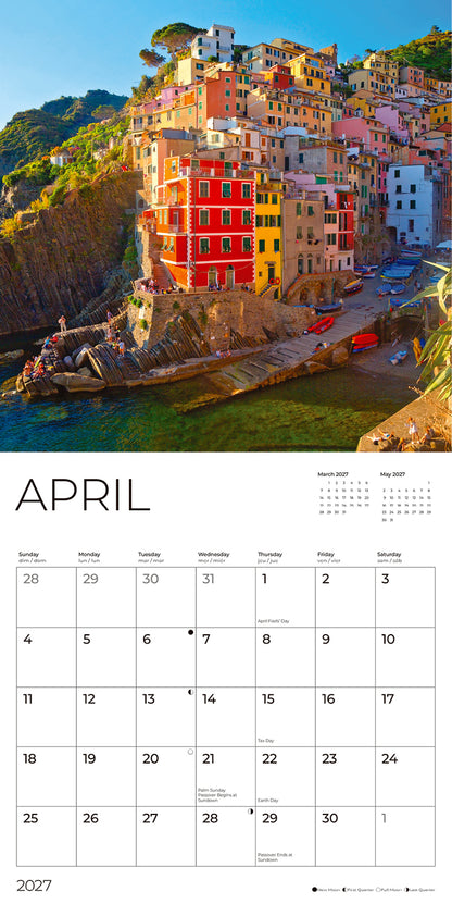 '27 Wall Calendar - Italy
