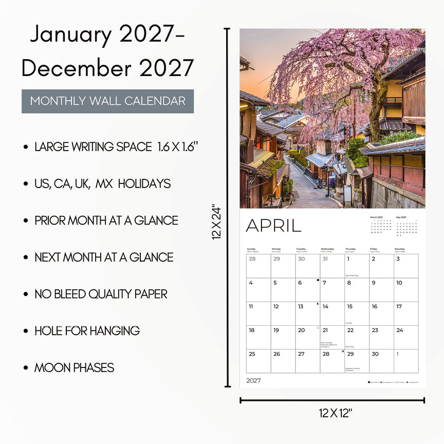 '27 Wall Calendar - Japan