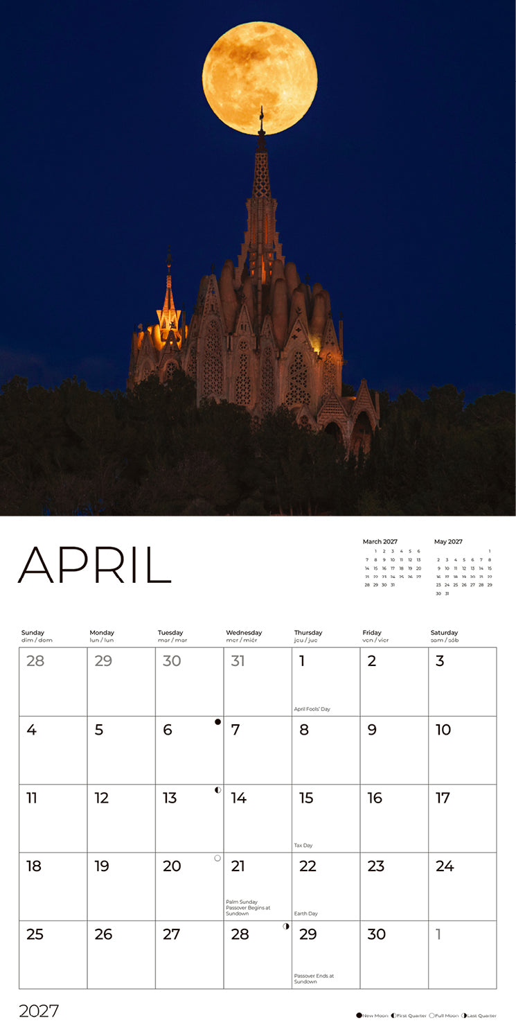 '27 Wall Calendar - Lunar