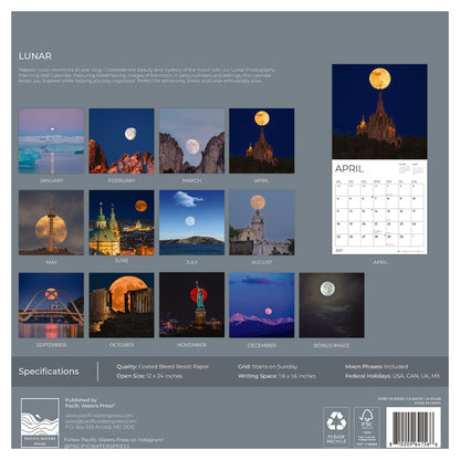 '27 Wall Calendar - Lunar