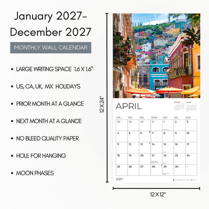 '27 Wall Calendar - Mexico