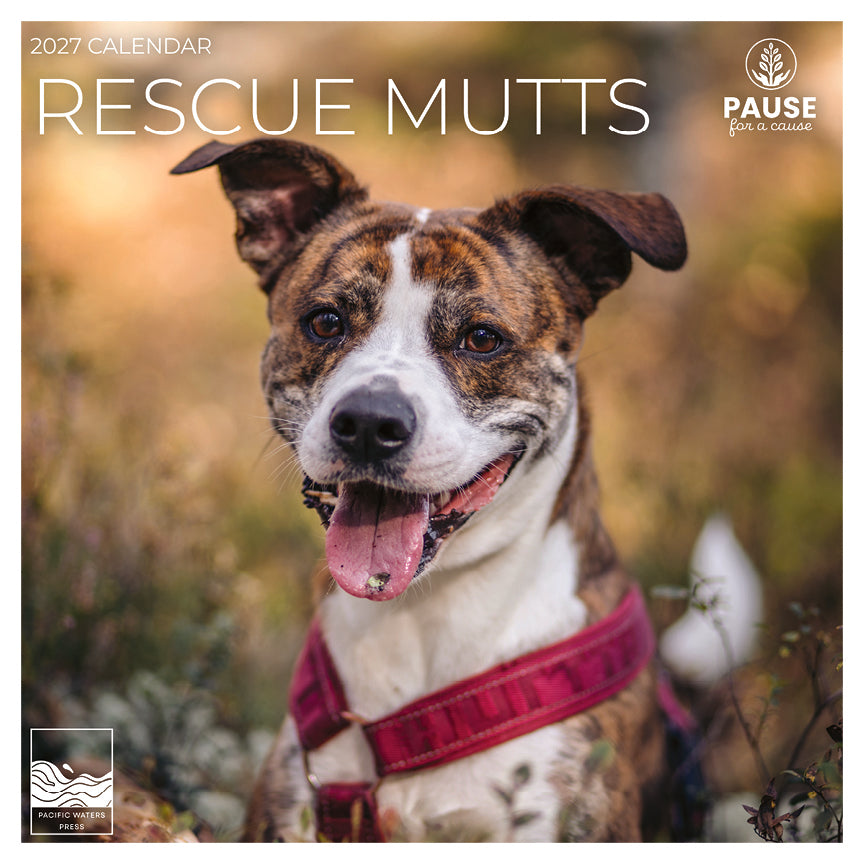 PFC: '27 Wall Calendar - Rescue Mutts - Gives Back!