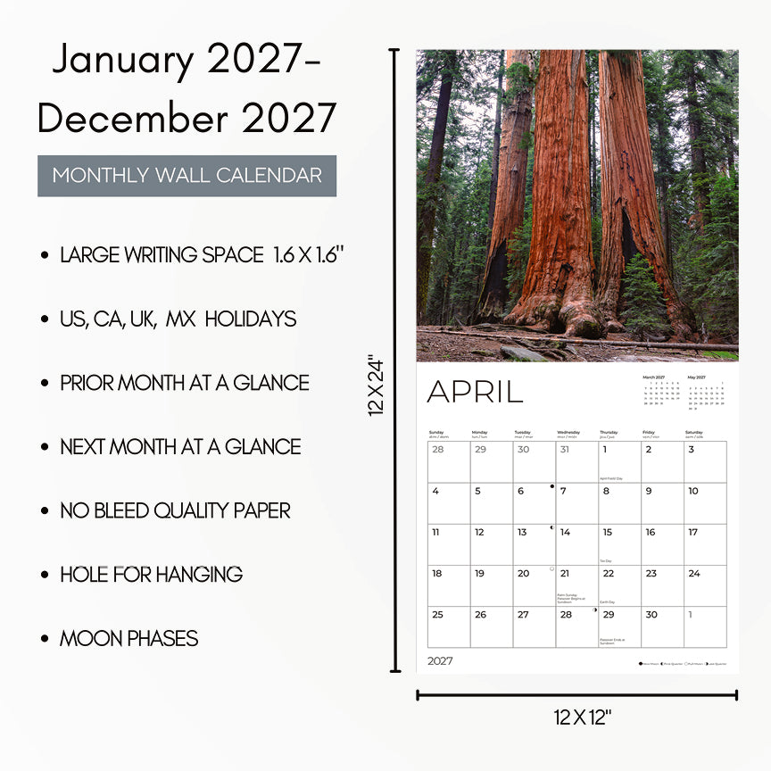 '27 Wall Calendar - National Parks