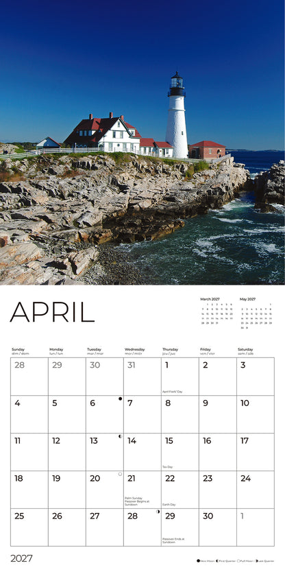 '27 Wall Calendar - New England