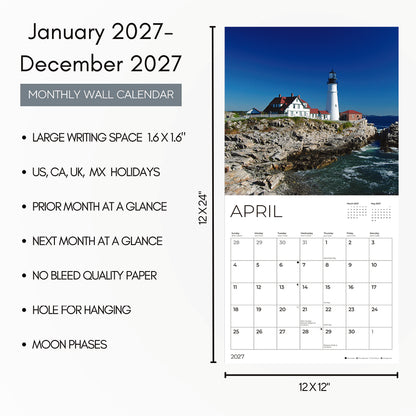 '27 Wall Calendar - New England