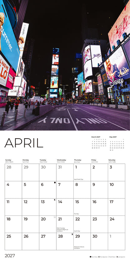 '27 Wall Calendar - New York City