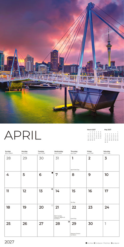 '27 Wall Calendar - New Zealand