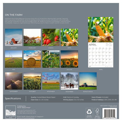 '27 Wall Calendar - On the Farm