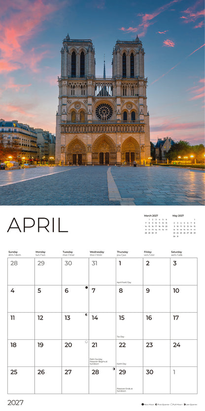 '27 Wall Calendar - Paris