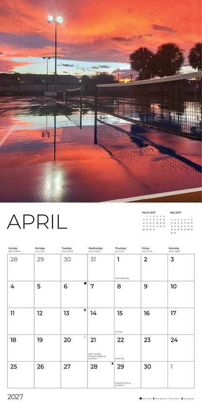 '27 Wall Calendar - Pickleball