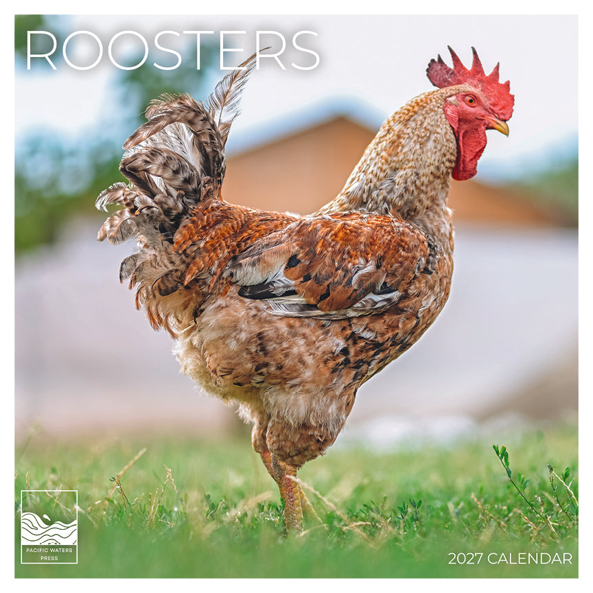 '27 Wall Calendar - Roosters