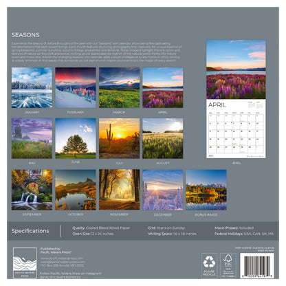 '27 Wall Calendar - Seasons