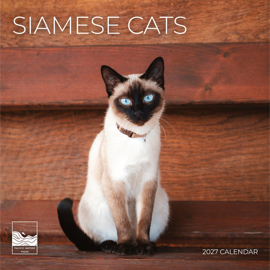 '27 Wall Calendar - Siamese Cats