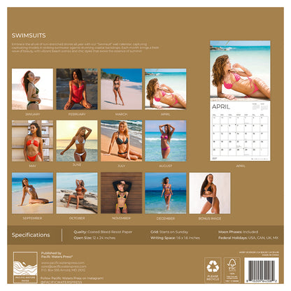 '27 Wall Calendar - Swimsuits