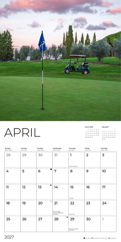 '27 Wall Calendar - The Love of Golf