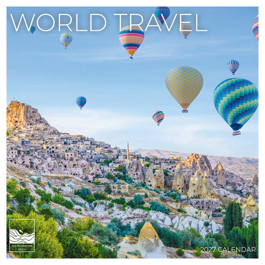 '27 Wall Calendar- World Travel