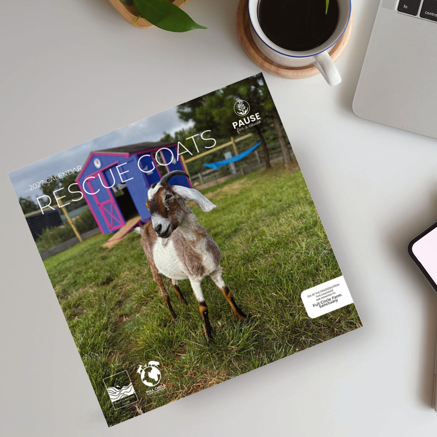 PFC: '27 Wall Calendars - Rescue Goats - Gives Back!