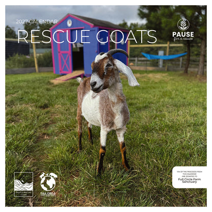 PFC: '27 Wall Calendars - Rescue Goats - Gives Back!
